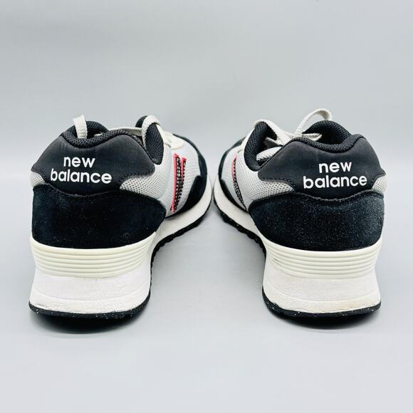 New Balance Shoes Men 10 White Black Red 515 Retro Mesh Running Athletic Sneaker - Picture 8 of 12